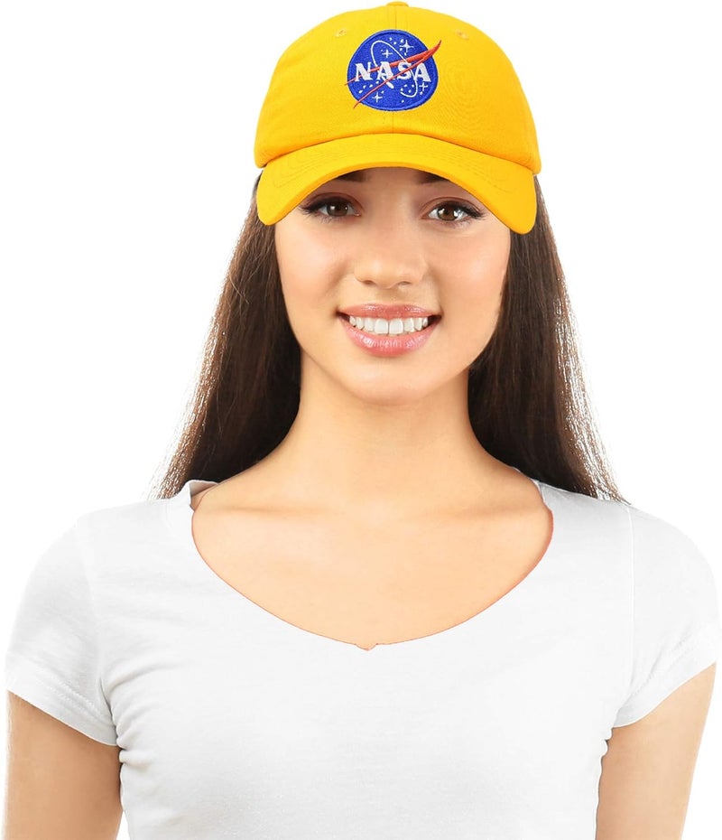 DALIX NASA Embroidered Mens Womens Cotton Dad Hat Baseball Cap Adjustable - Image 5
